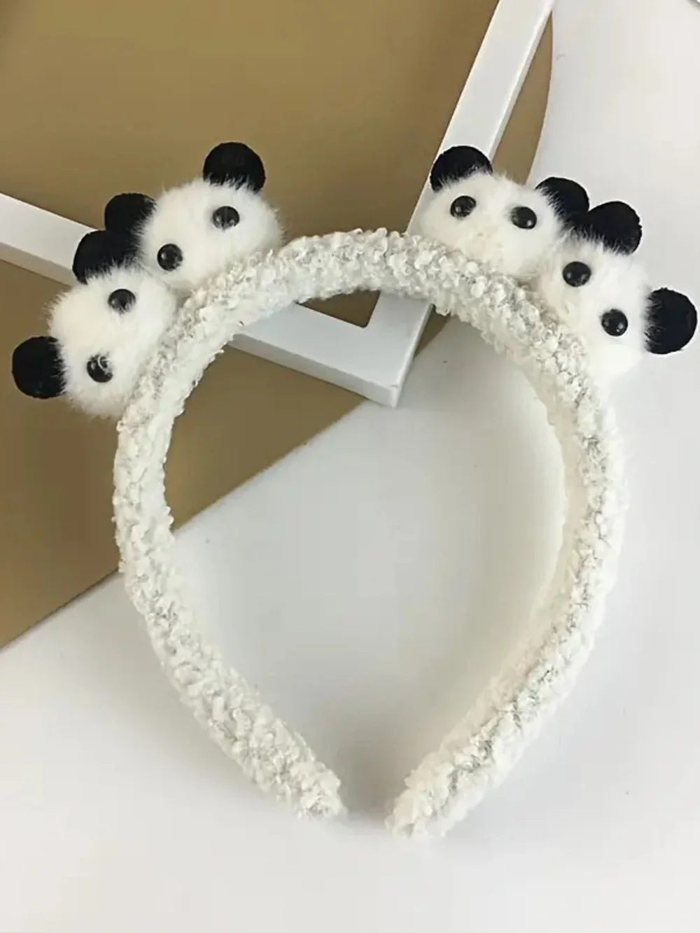 Panda Plush Spa Headband